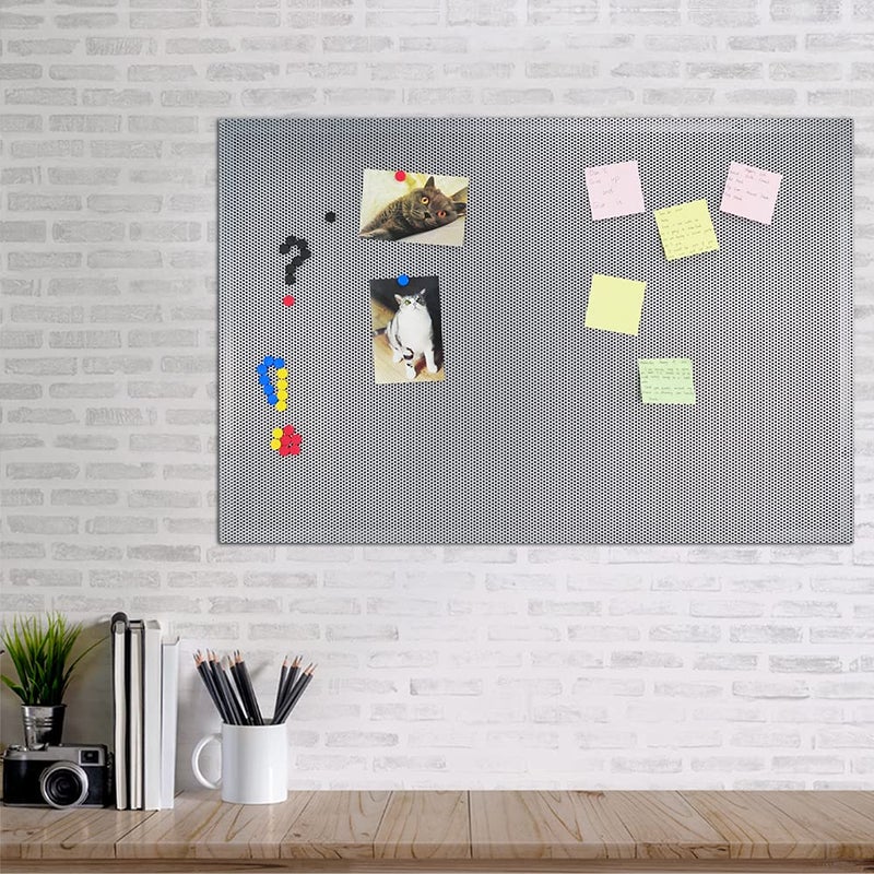 JILoffice Bulletin Board, Magnetic Board 36 x 24 Inch, Great Wall Mounting Board with 40 Magnets, Decorative Board for Photos and Messages for Office Home and School - Image 5